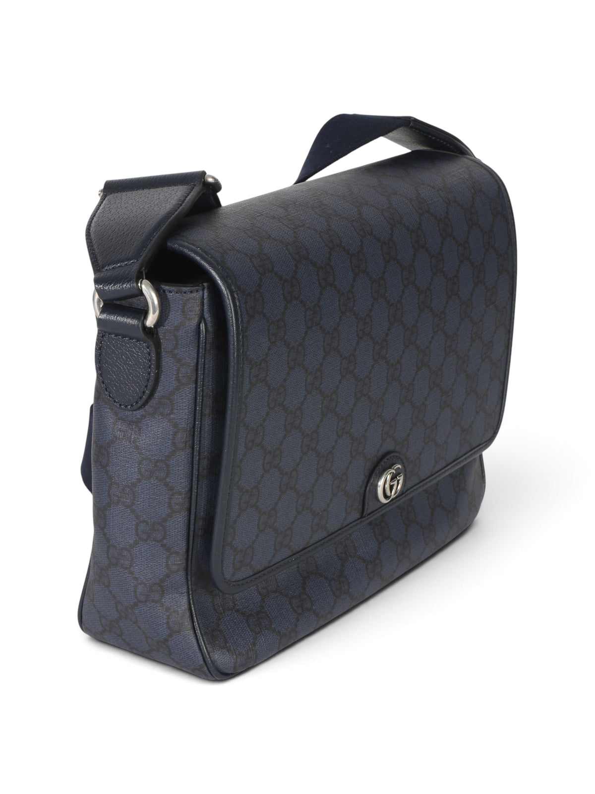 Gucci Blue Black Tender Ophidia Messenger Bag