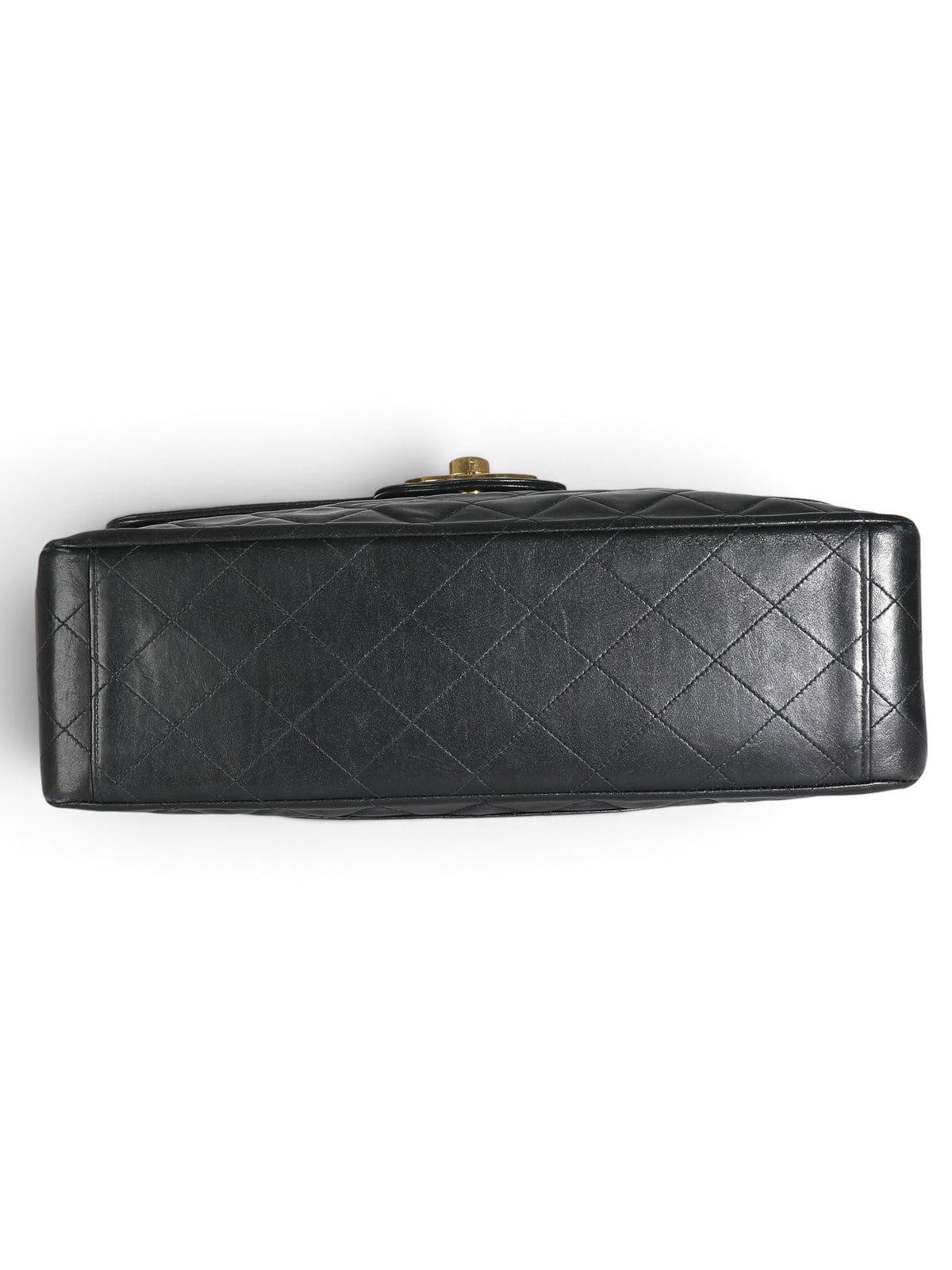 Chanel Vintage Black Lambskin Maxi XL Flap