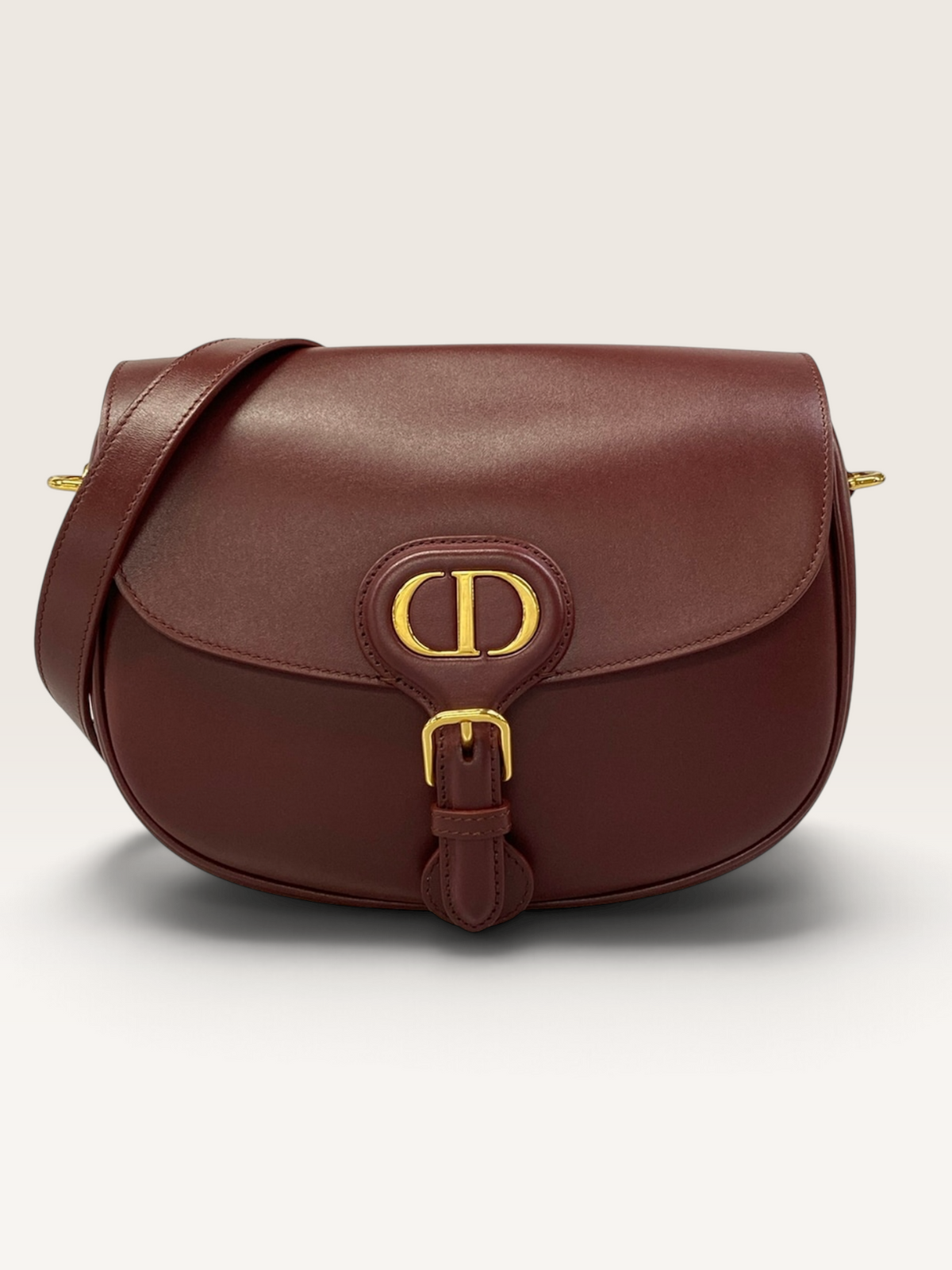 Dior Bobby Medium Shoulder Bag Bordeaux Box Calfskin
