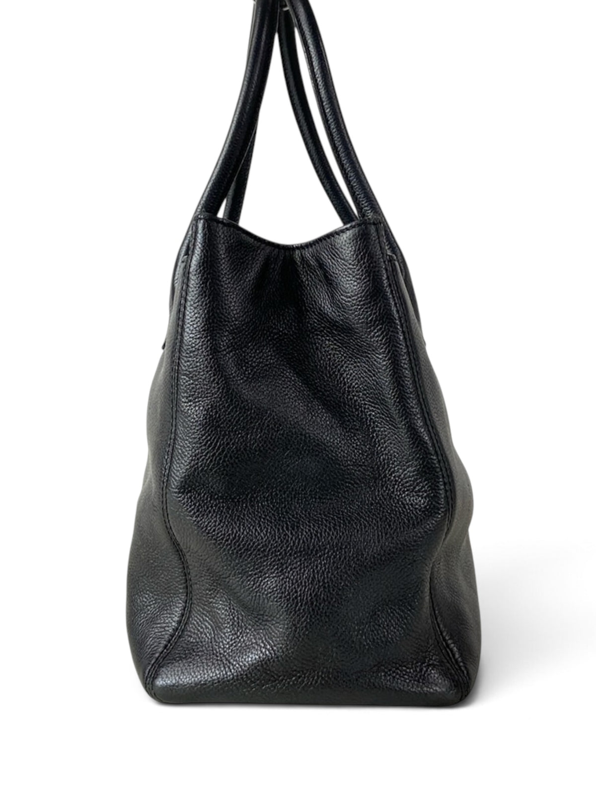 Chanel Black Calfskin Executive Tote Gold Hardware