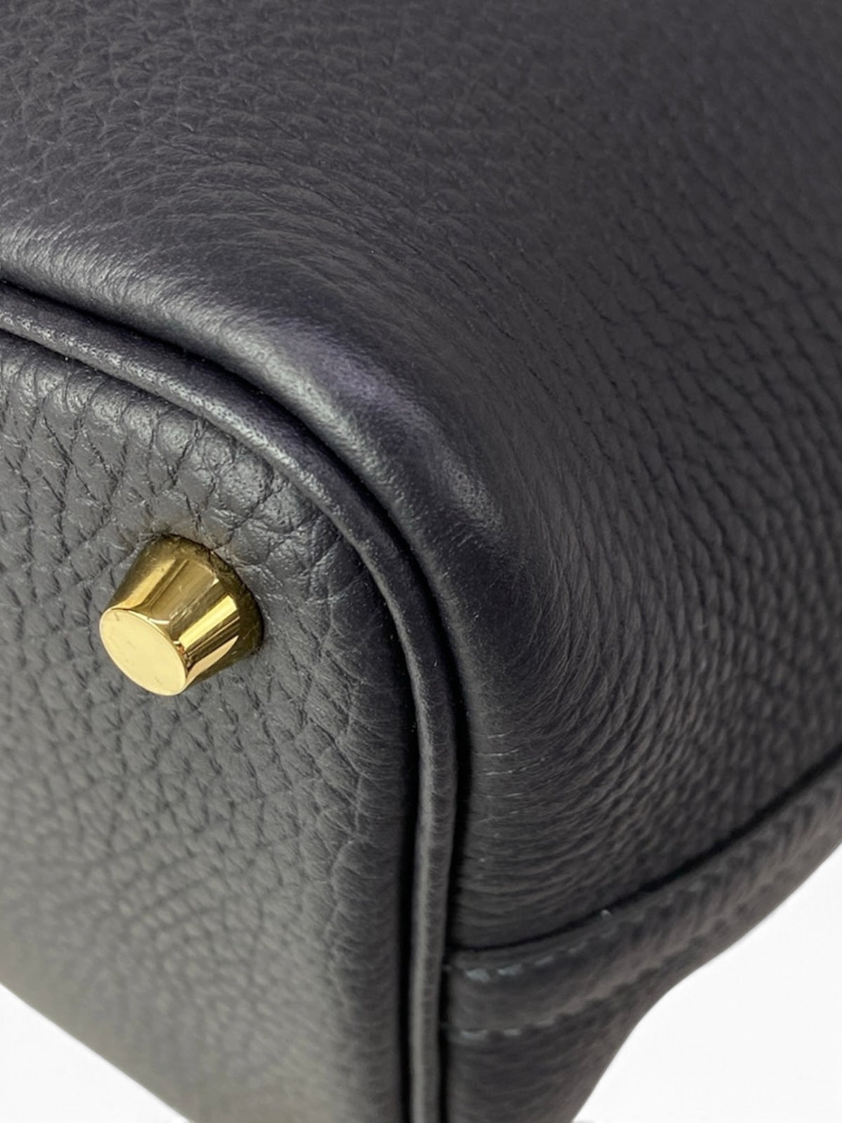 Hermès Blue Nuit Clemence Picotin PM Full Set