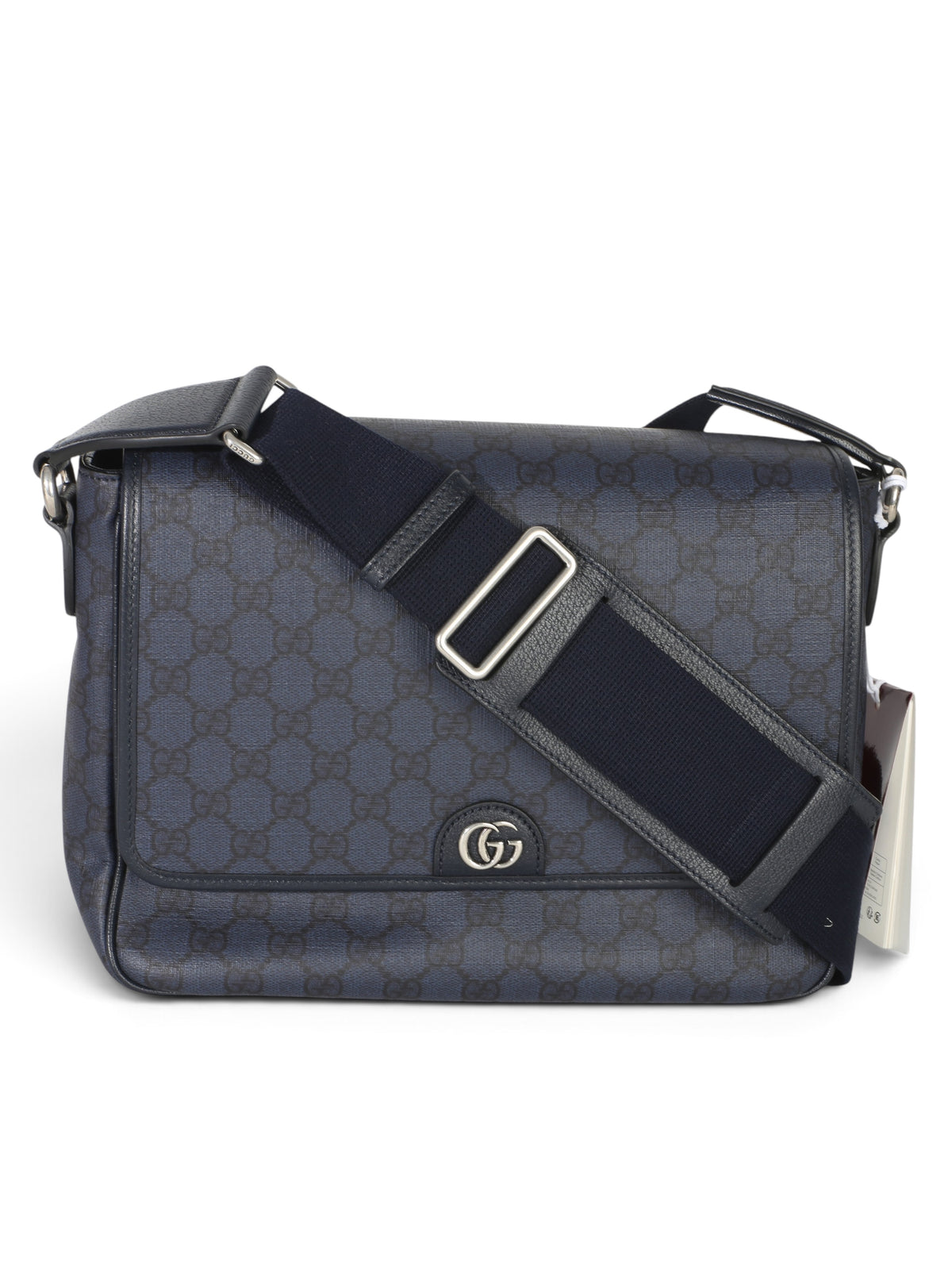 Gucci Blue Black Tender Ophidia Messenger Bag