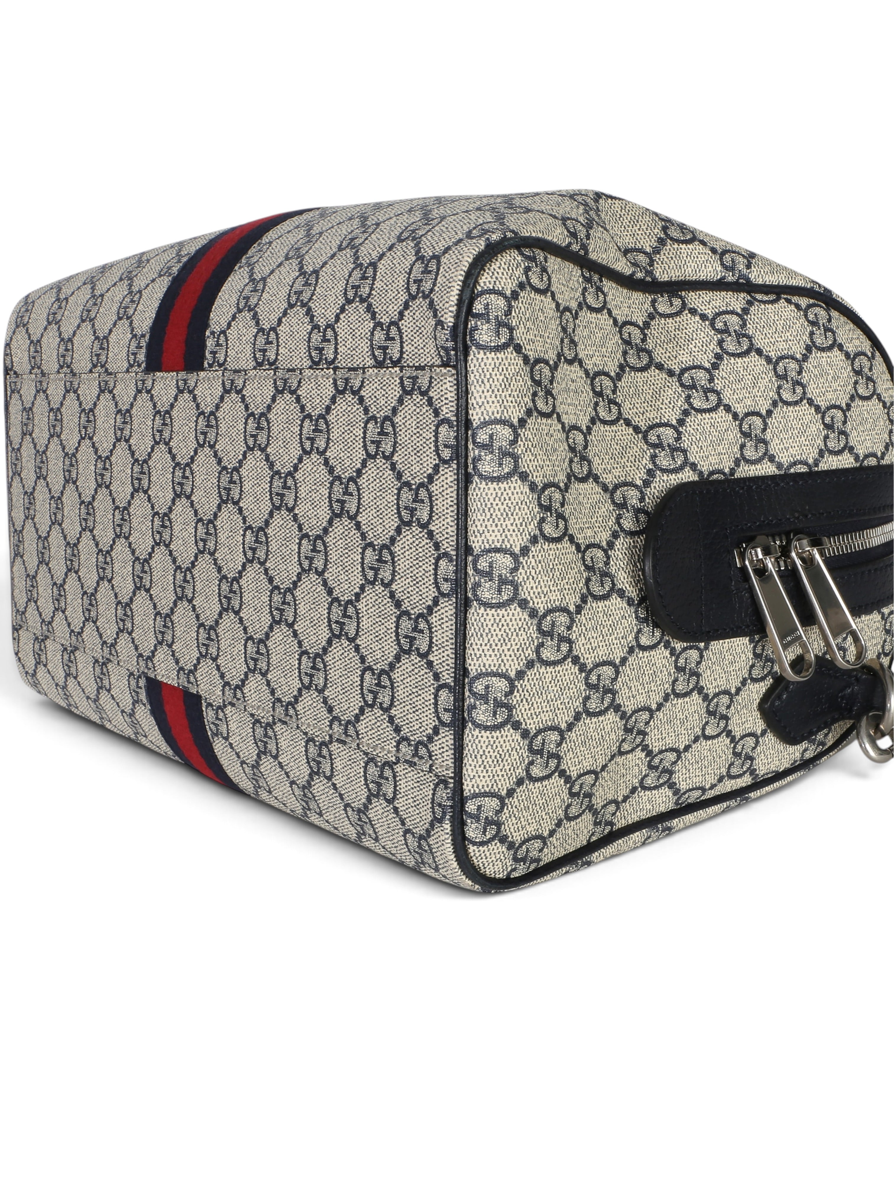 Gucci Monogram Medium Ophidia Boston Bag