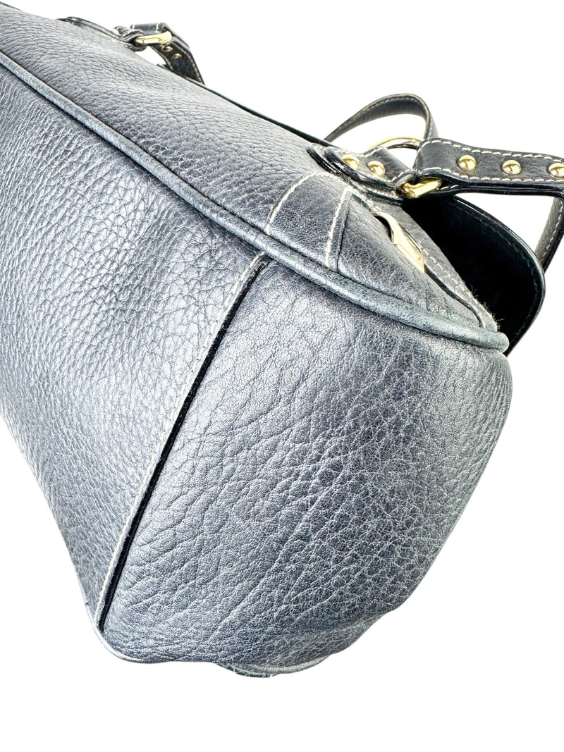 Dolce & Gabbana Black Leather Shoulder Handbag