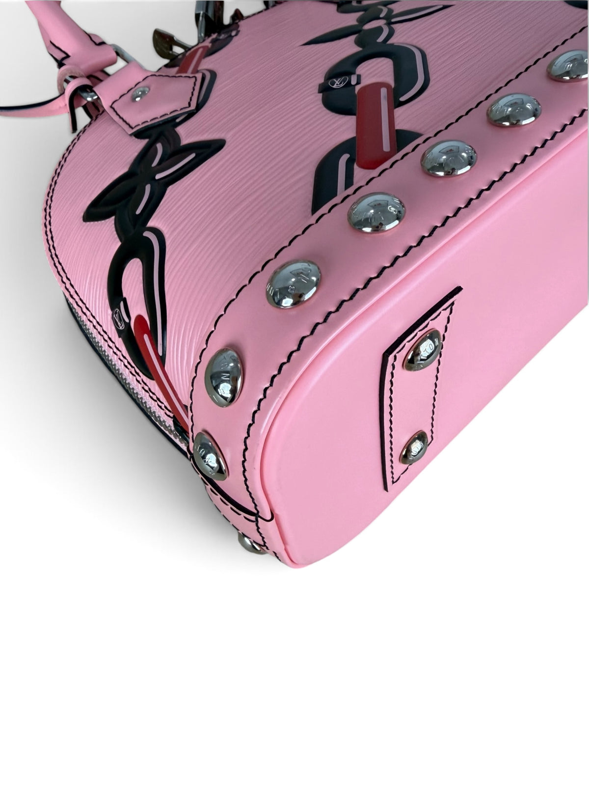Louis Vuitton LE Pink Epi Chain Flower Alma BB