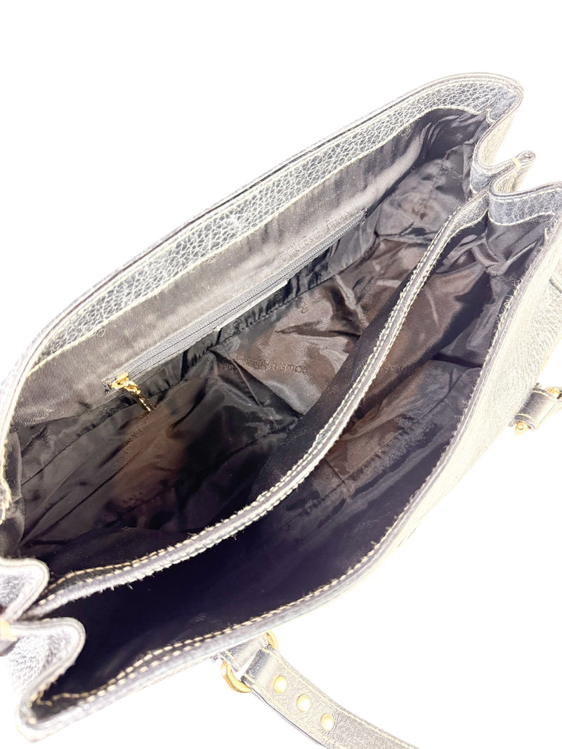 Dolce & Gabbana Black Leather Shoulder Handbag