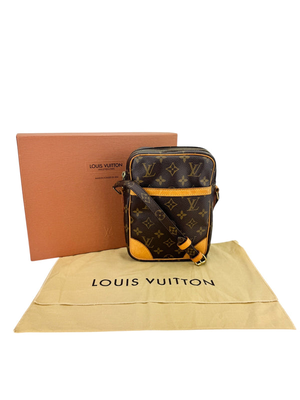 Louis Vuitton Vintage Brown Monogram Danube Crossbody