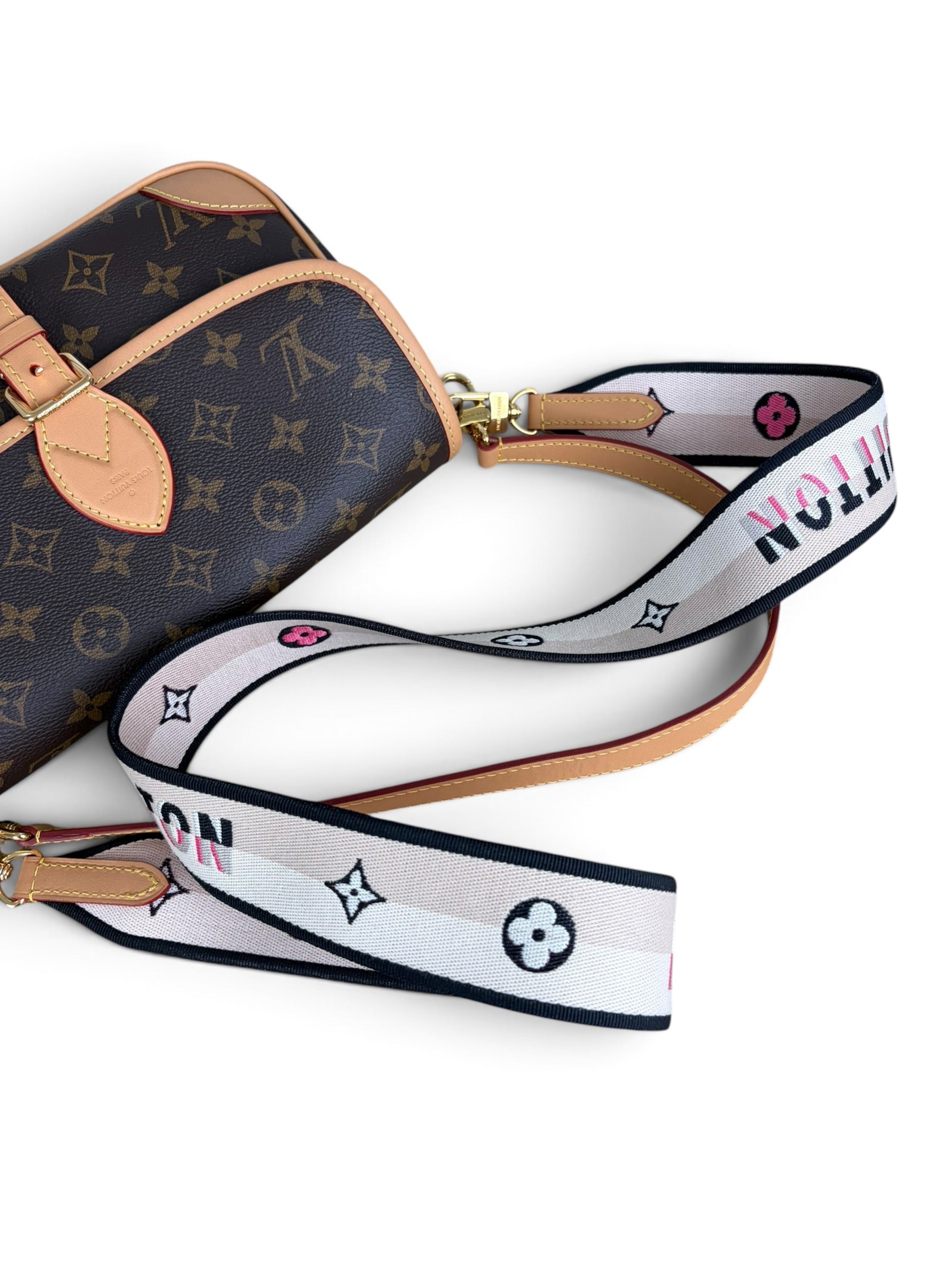 Louis Vuitton Black Monogram Canvas Diane