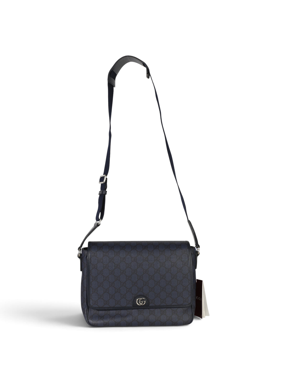 Gucci Blue Black Tender Ophidia Messenger Bag