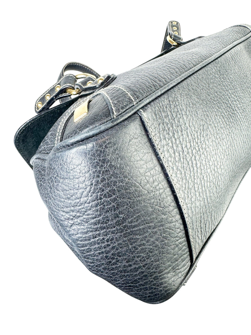 Dolce & Gabbana Black Leather Shoulder Handbag