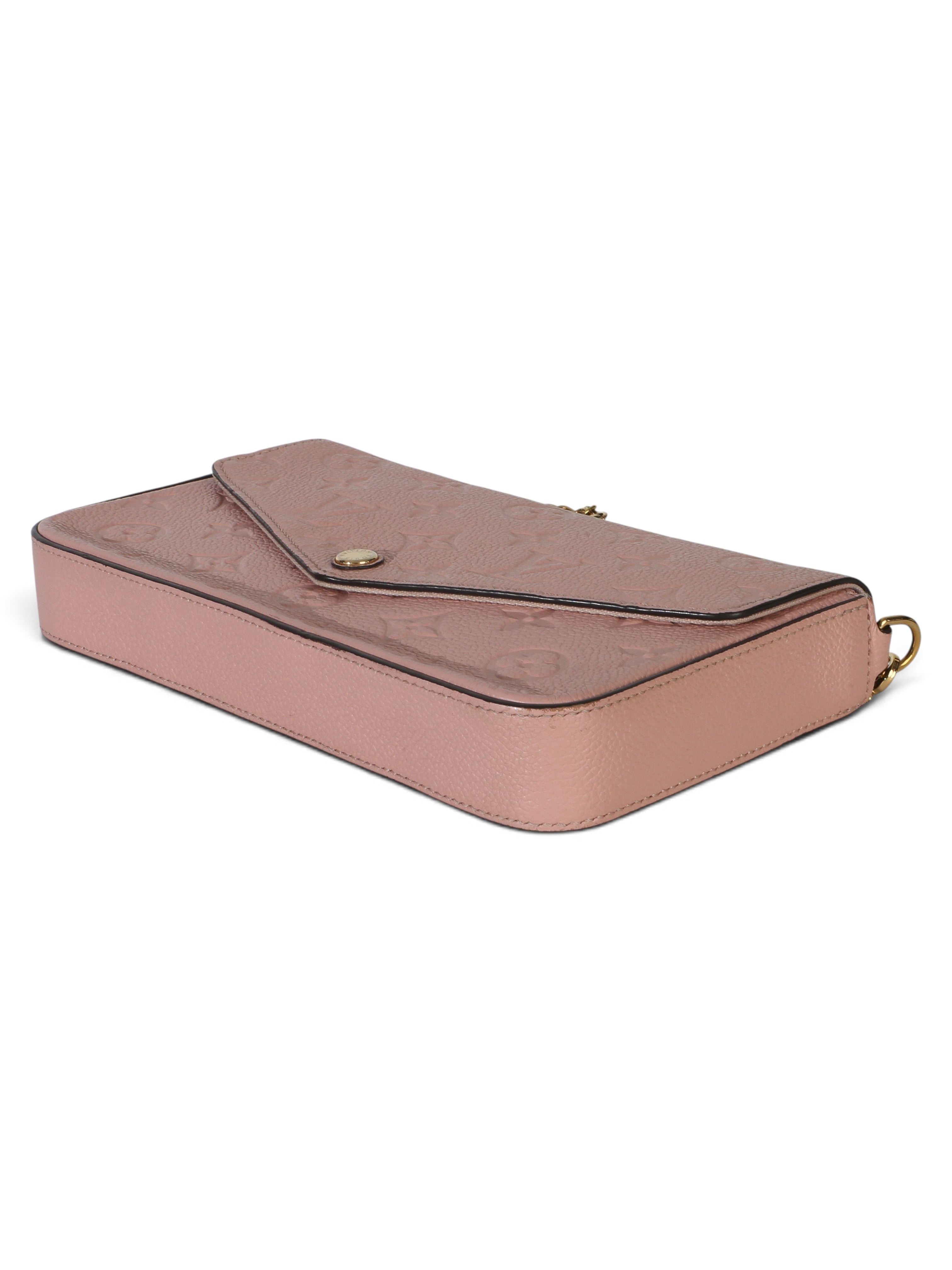 Louis Vuitton Rose Poudre Monogram Empreinte Felicie Pochette
