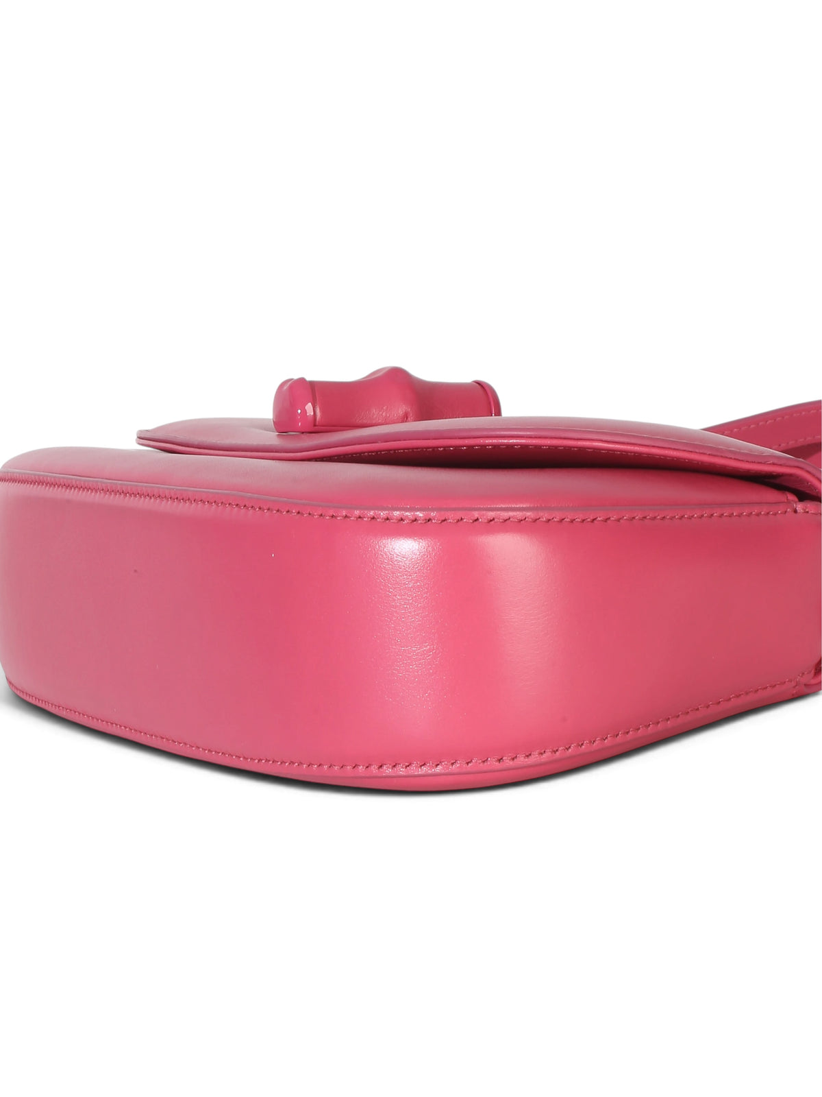 Gucci Pink Calfskin Medium Bamboo Diva Bag