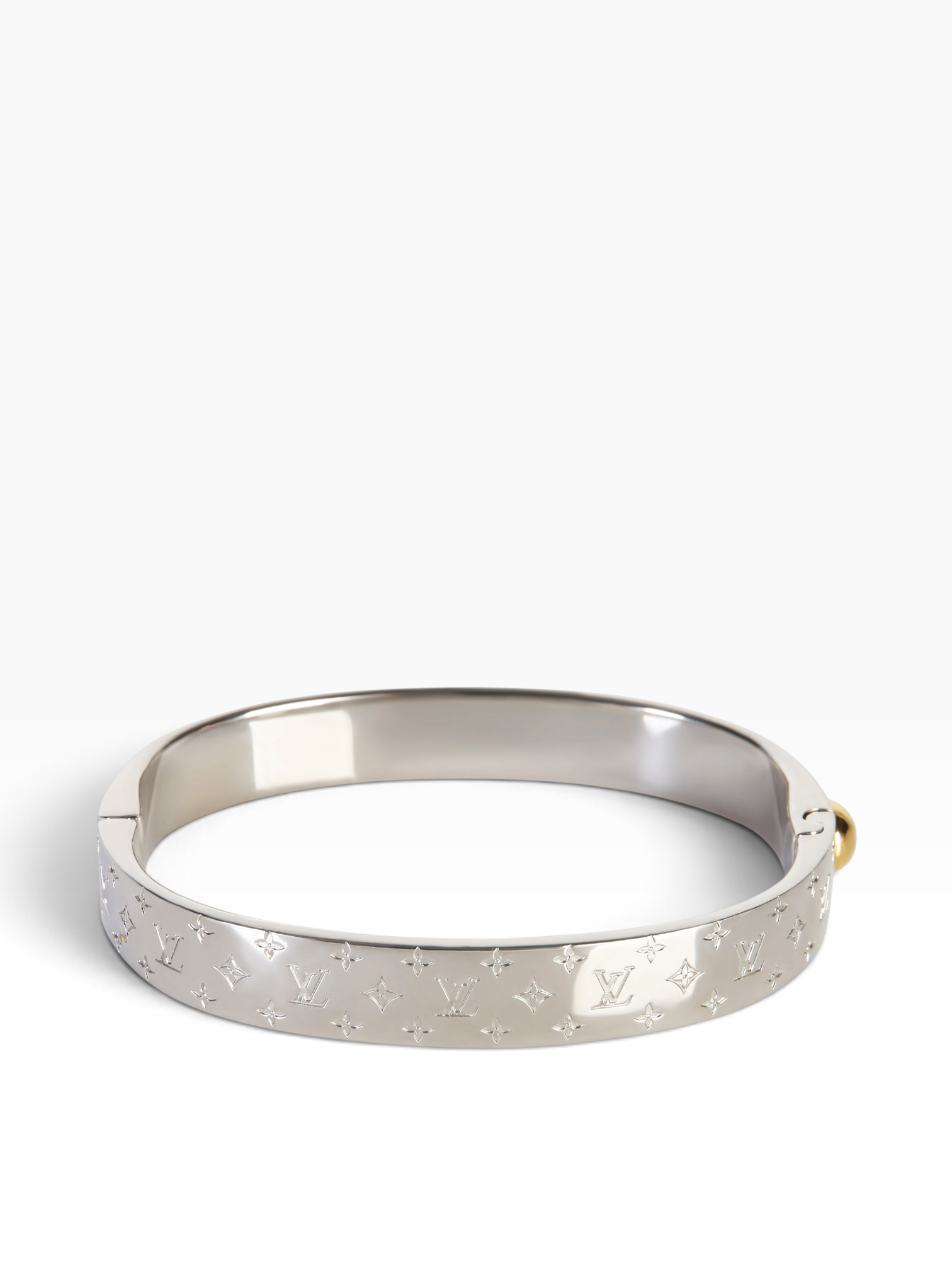 Louis Vuitton Palladium Nanogram Bracelet