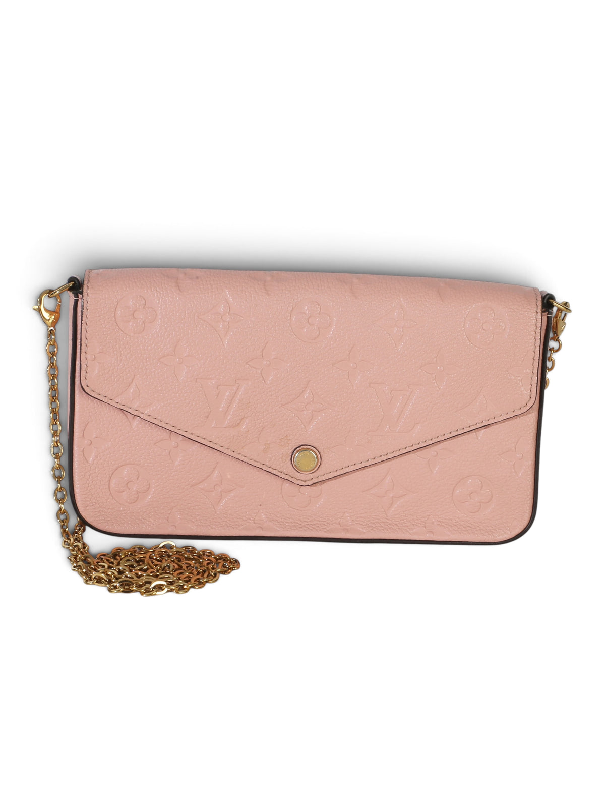 Louis Vuitton Rose Poudre Monogram Empreinte Felicie Pochette
