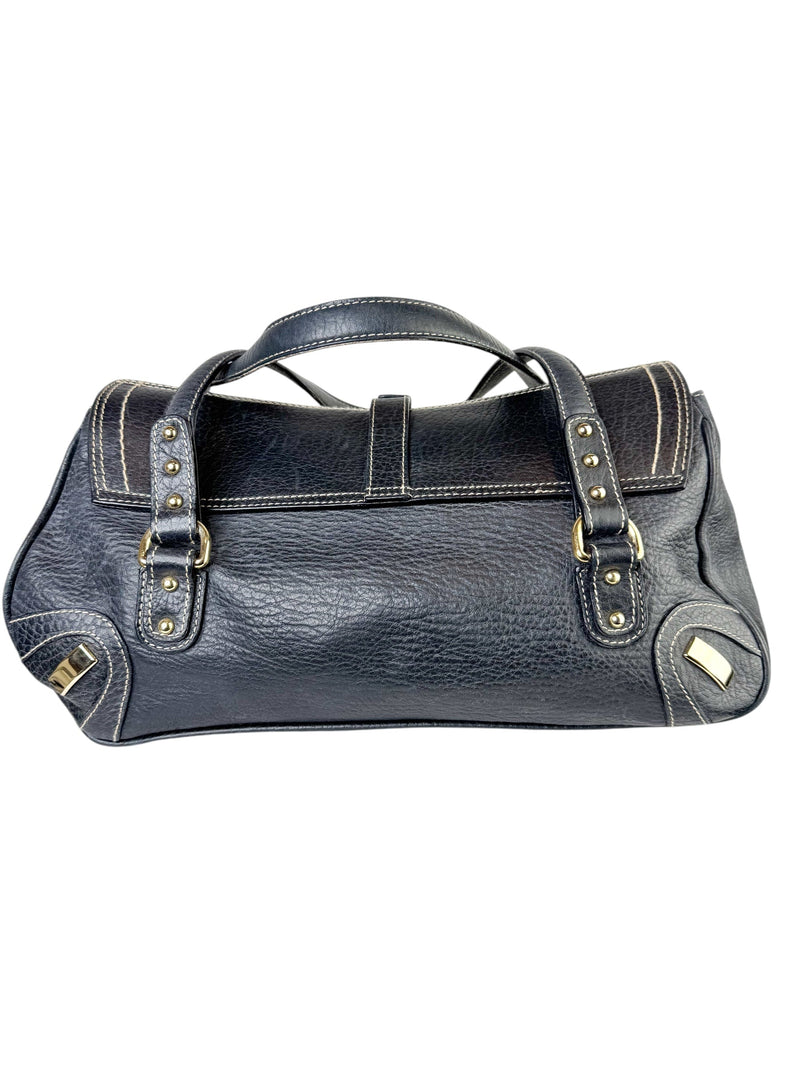 Dolce & Gabbana Black Leather Shoulder Handbag