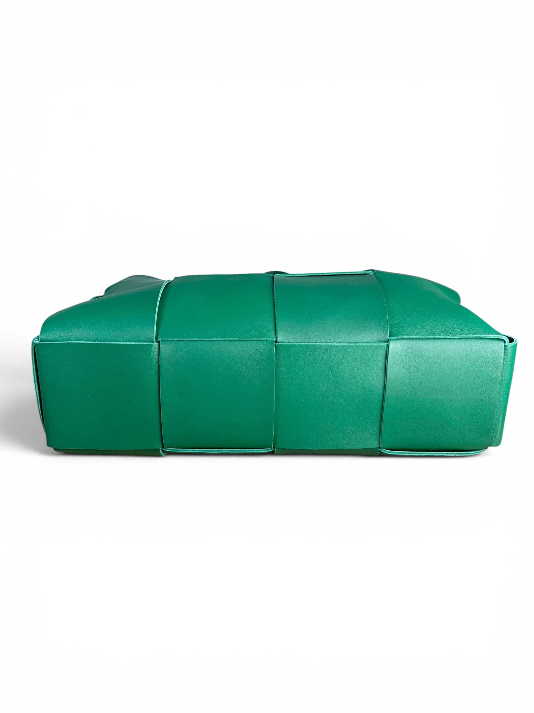 Bottega Veneta Green Maxi Intrecciato Large Arco Tote