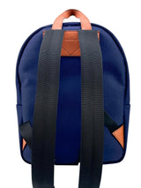 Ferragamo Navy Canvas Backpack