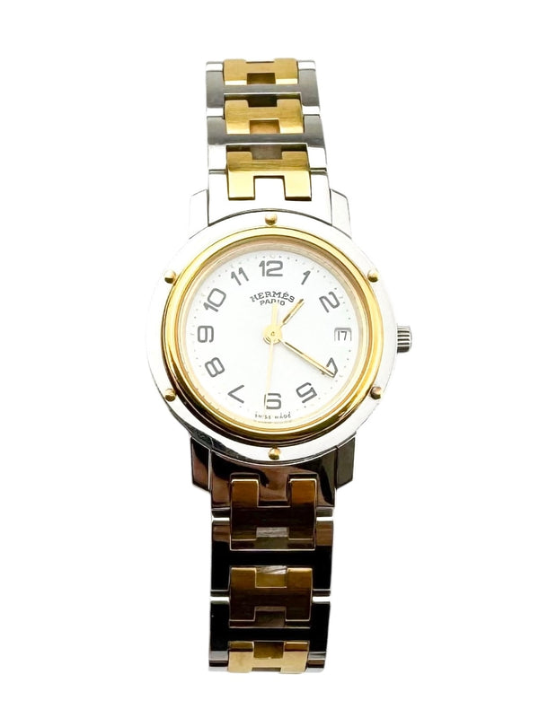 Hermes 18K Gold Plated Clipper Women's Watch