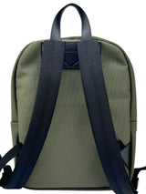 Ferragamo Green Khaki Canvas Backpack