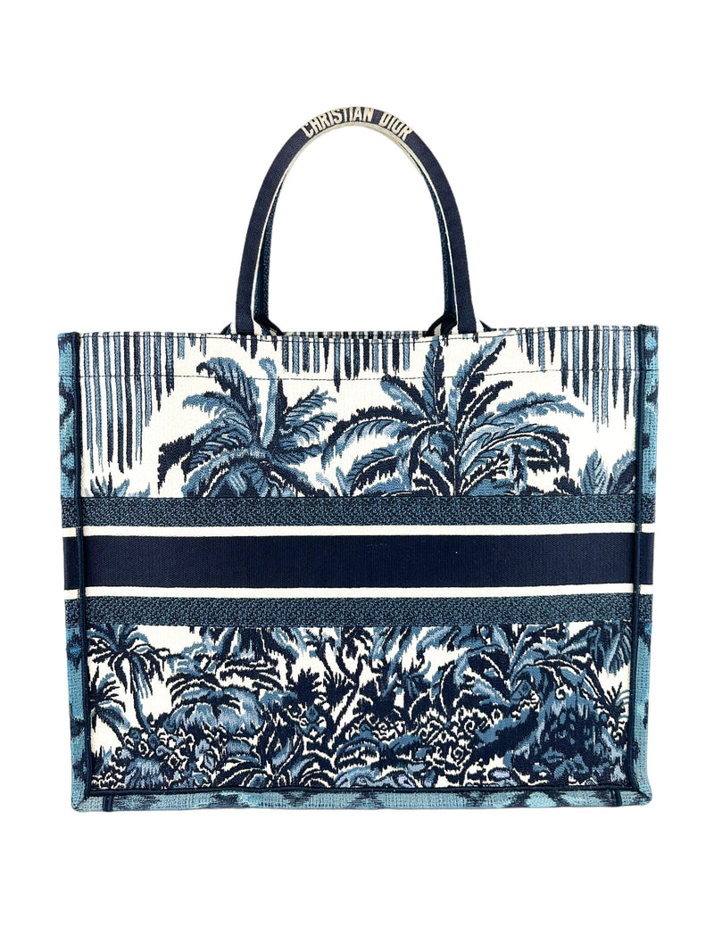Christian Dior Large Palm Tree Book Tote