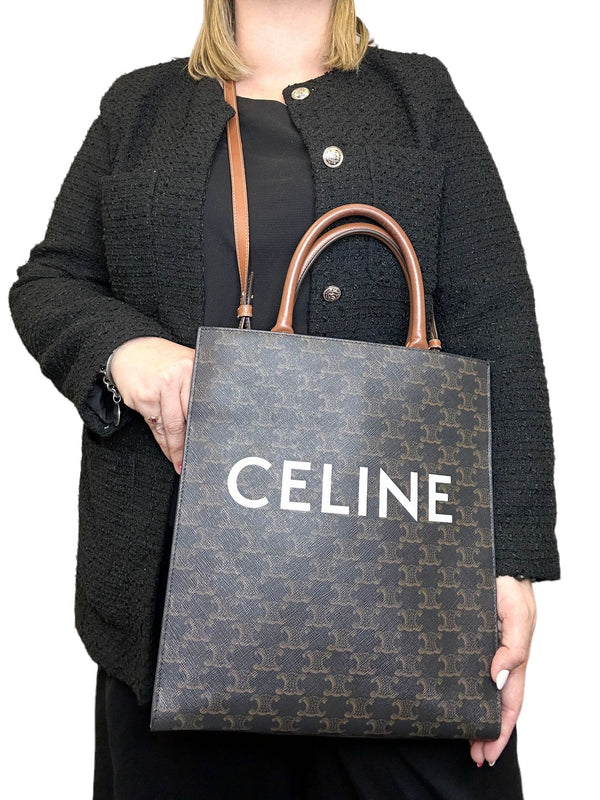 Celine Small Vertical Cabas Tote