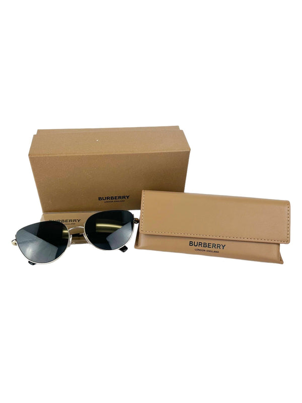 Burberry Light Gold Cat Eye Sunglasses