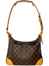 Louis Vuitton Brown Monogram Boulogne 30 Shoulder Bag