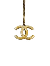 Chanel Crystal and Faux Pearl Coco Gold Tone Reversible Necklace (Full Set)