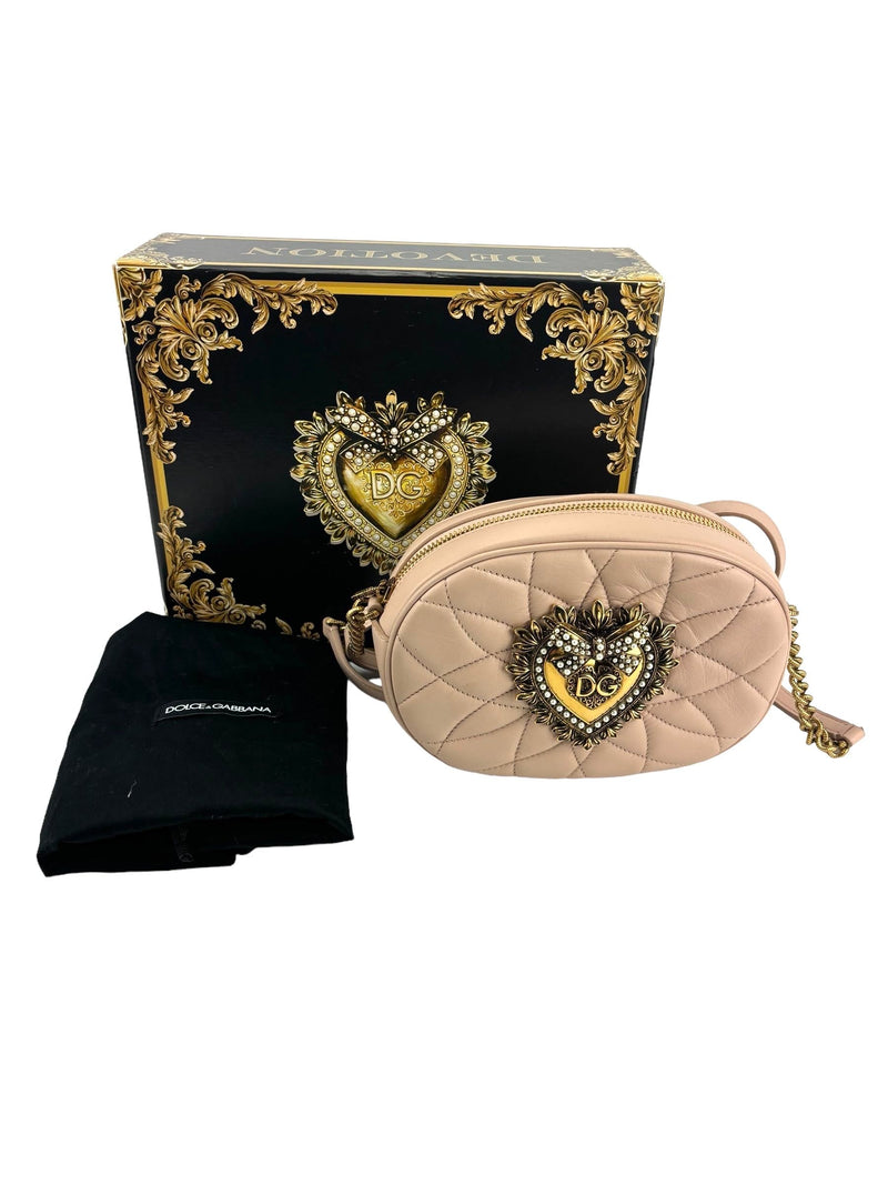 Dolce & Gabbana Soft Pink Devotion Camera Bag (FULL SET)