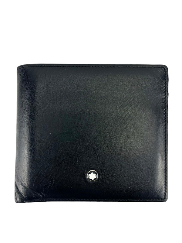 Montblanc Black Leather Bi-fold Wallet
