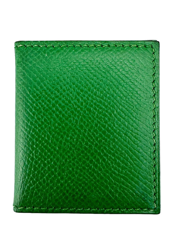 Hermes Green Leather Mini Photo Case