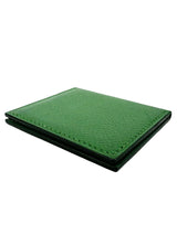 Hermes Green Leather Mini Photo Case