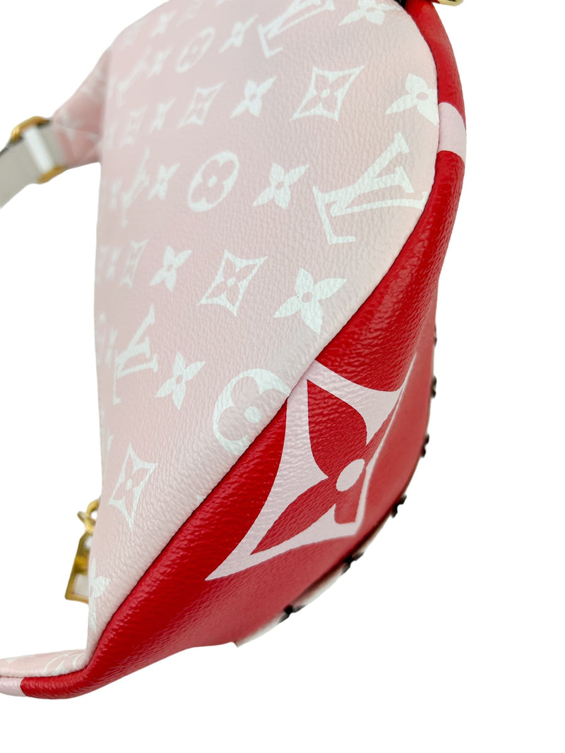 Louis Vuitton Red Giant Monogram Limited Edition Bumbag (FULL SET)