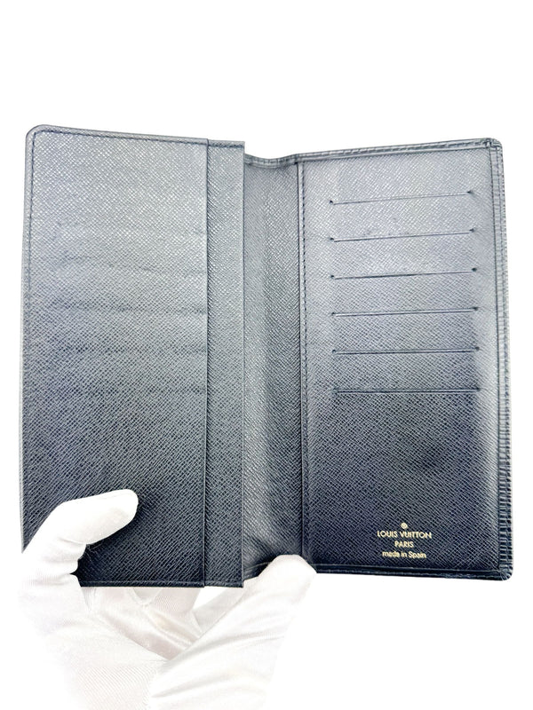Louis Vuitton Black Epi Leather Long Wallet