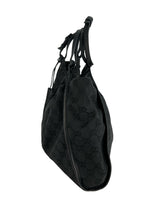 Gucci Black Vintage GG Canvas Hobo