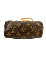Louis Vuitton Monogram Mini Speedy Bag W/ Strap
