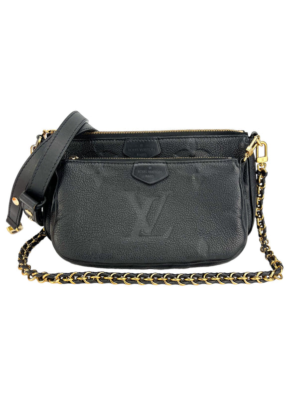 Louis Vuitton Black Empriente Multi Pochette (Full Set)