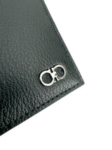 Ferragamo Black Leather Card Holder