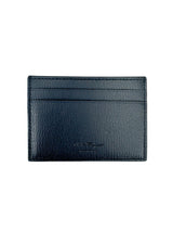 Ferragamo Navy Leather Card Holder