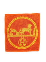 Hermes Orange Silk and Cotton Towel