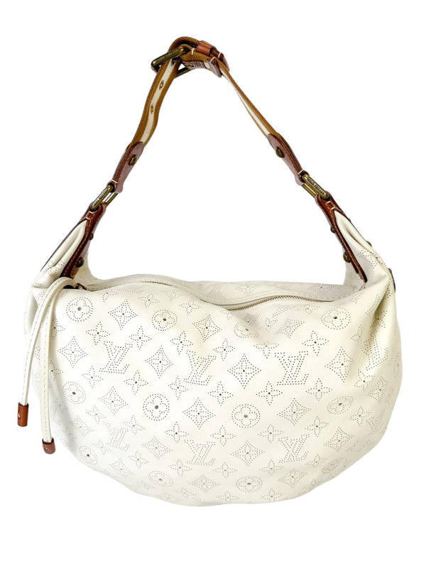 Louis Vuitton Ivory Mahina Onata GM Shoulder Bag