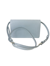 Prada Light Blue Saffiano Leather Flap Bag