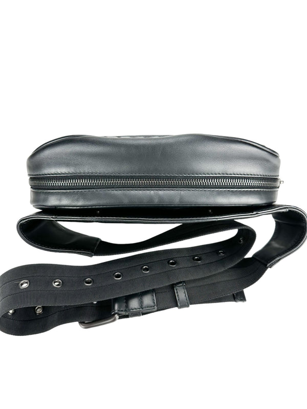 Bottega Veneta Black Leather Waist Bag
