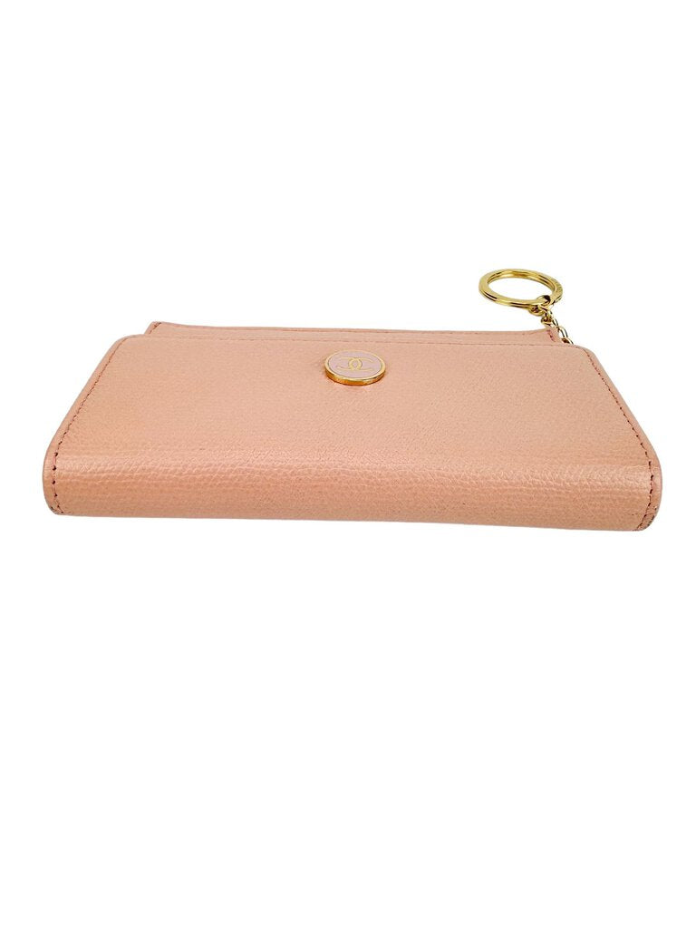 Chanel Pink Caviar Key/Coin Wallet