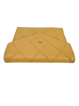 Chanel Beige Caviar Small Wallet (Full Set)