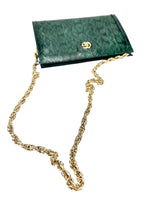 Gucci Green Snakeskin Small Ophidia Bag