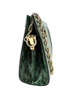 Gucci Green Snakeskin Small Ophidia Bag