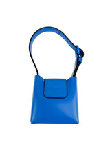 Ferragamo Blue Leather Trifolio Mini Bag