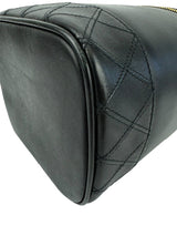 Chanel Black Vintage Lambskin Vanity Bag (Full Set)