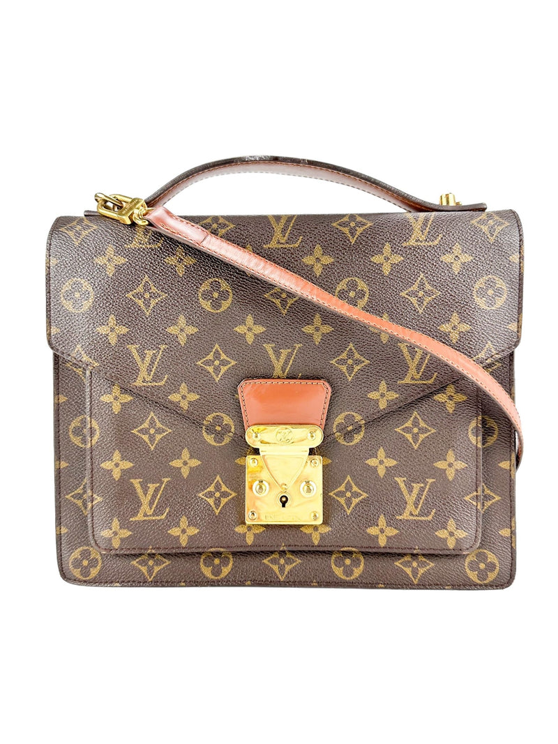 Louis Vuitton Monogram Coated Canvas Monceau